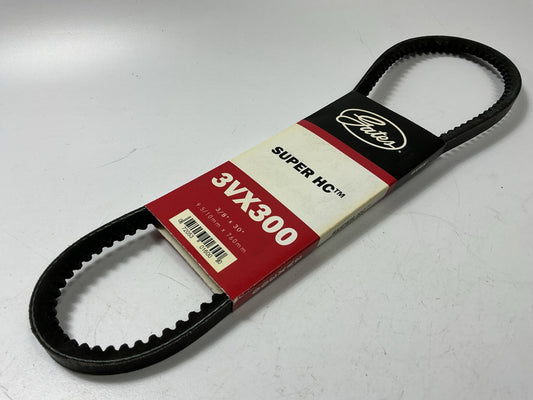 Gates 3VX300 VX Wedge Industrial Accessory Drive Belt - 3/8'' X 30''