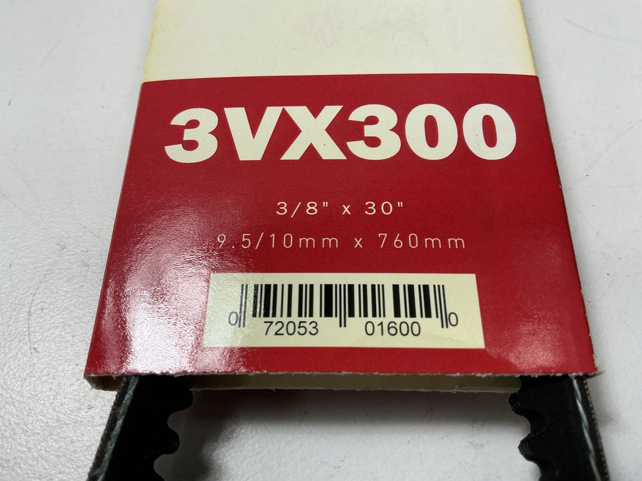 Gates 3VX300 VX Wedge Industrial Accessory Drive Belt - 3/8'' X 30''