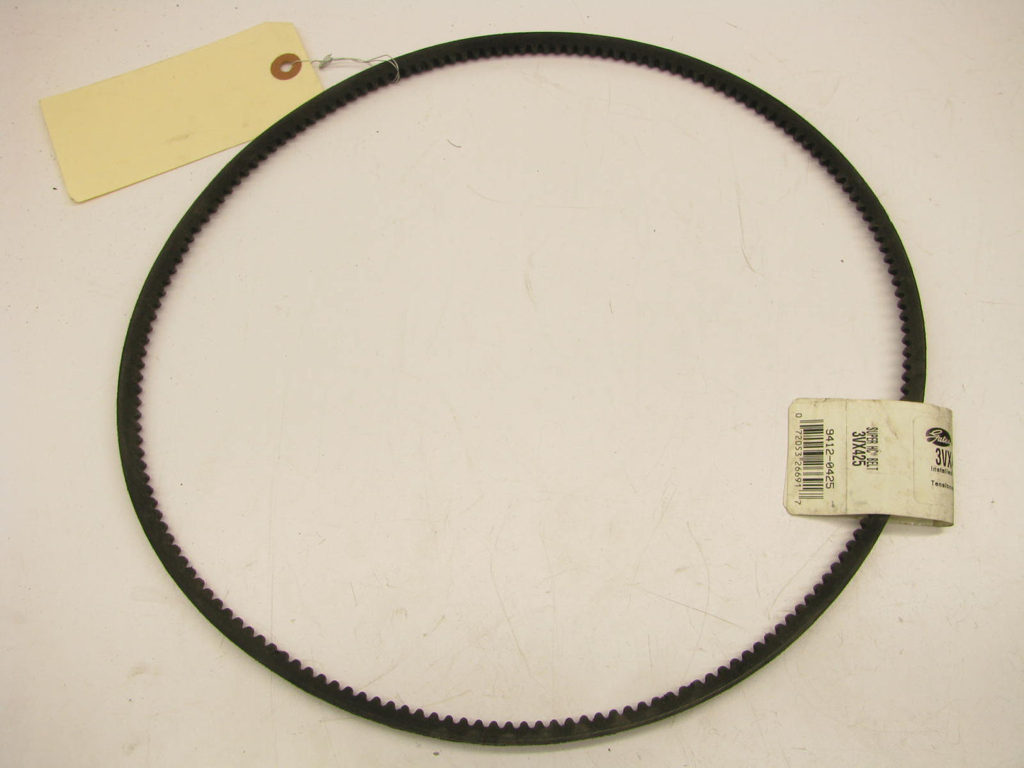 Gates 3VX425 Industrial VX-Wedge Accessory Drive Belt - 3V 3/8'' X 42 1/2''