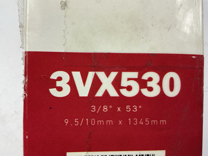 Gates 3VX530 VX-Wedge Cogged Accessory Drive V-Belt - 3/8'' X 53''