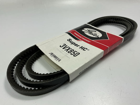 Gates 3VX850 VX-Wedge Industrial Accessory Drive V-Belt - 3/8'' X 85''