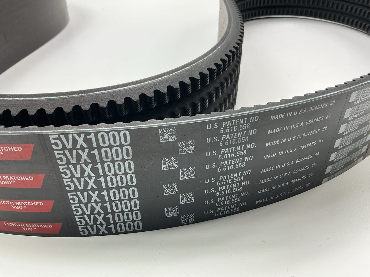 Gates 4/5VX1000 VX-Wedge Industrial Accessory Drive Belt - 2-3/4'' X 100'' 4 BAND