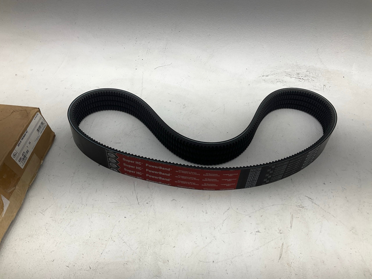 Gates 4/5VX750 2-1/2'' X 75'' Wedge Cogged Banded V-Belt, 4-Strand
