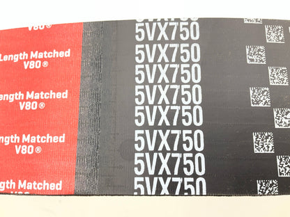 Gates 4/5VX750 2-1/2'' X 75'' Wedge Cogged Banded V-Belt, 4-Strand