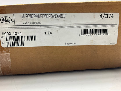 Gates 4/B74 Belt 77'' Belt Outside Length; 2-1/2'' Belt Width, 4 BANDS