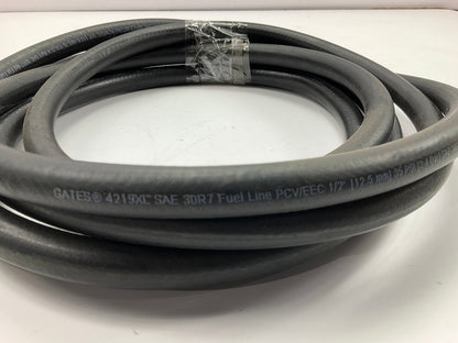 15 FEET - Gates 4219XL SAE 30R7 Fuel Hose Line 1/2'', 35 PSI