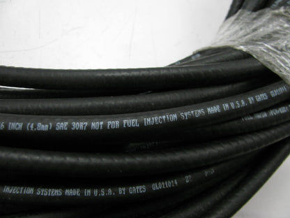 250 FEET -gates 4219XL Fuel Vapor PCV EEC Line Tube 3/16'' 50 PSI SAE30R7