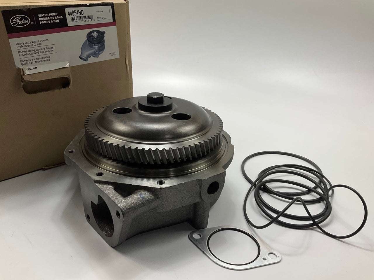 Gates 44054HD Heavy Duty Water Pump - Cummins ISX