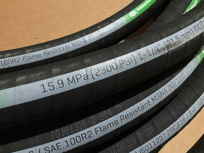 75 FEET - Gates 46574534 Hydraulic Hose, 1-1/4'' ID, SAE 100R2, 2300 PSI