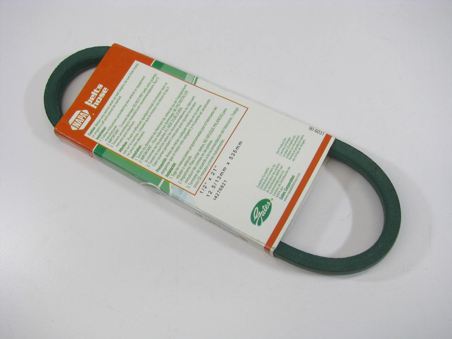 Gates 4L210W Power Equipment Accessory Drive Belt - 1/2'' X 21''