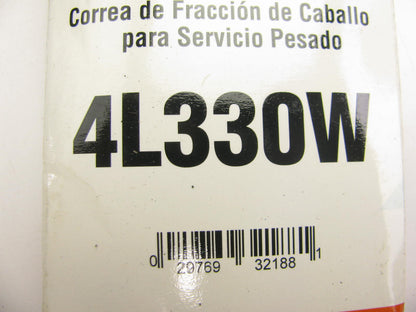 Gates 4L330W Power Equipment Accessory Drive Belt - 1/2'' X 33''