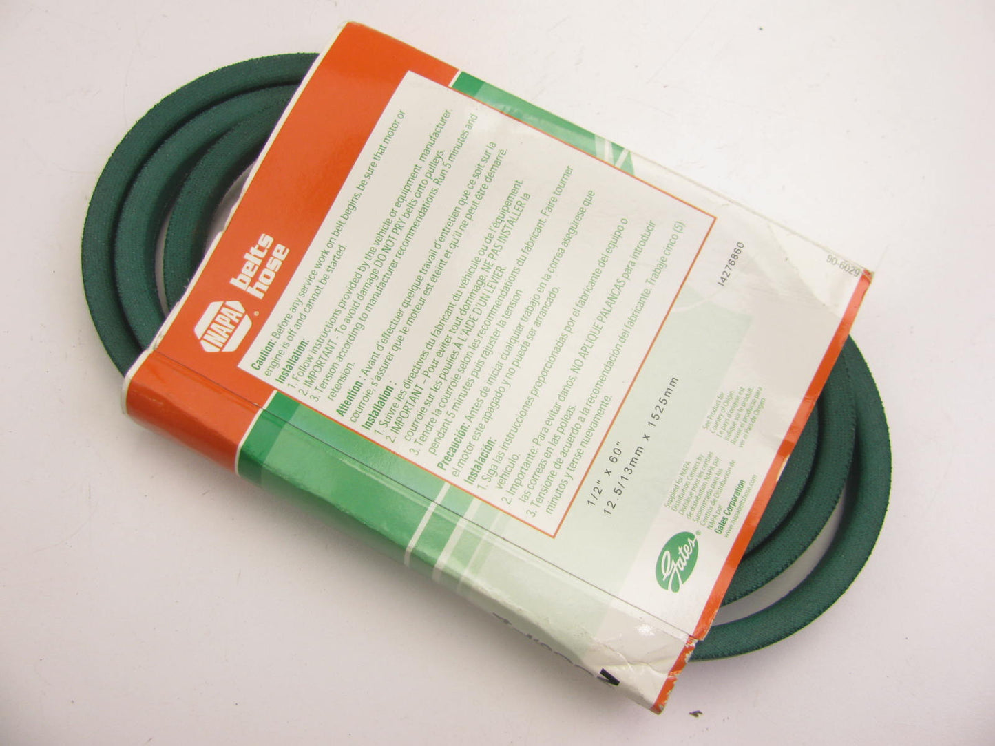 Gates 4L600W Power Equipment Accessory Drive Belt - 1/2'' X 60''