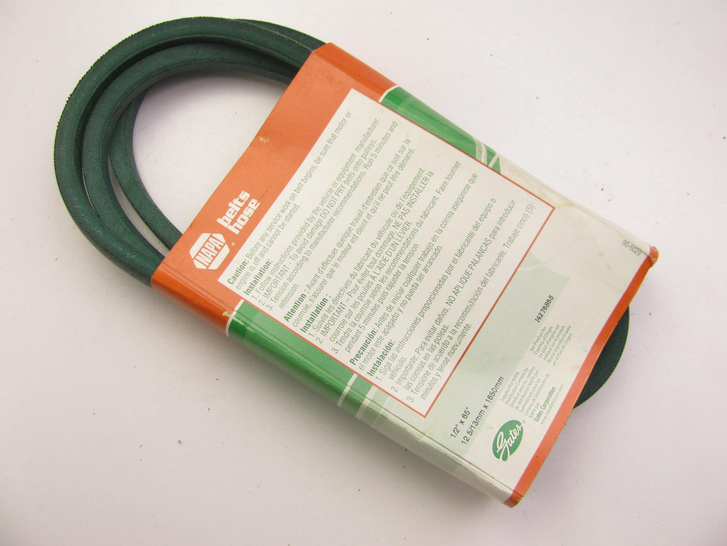 Gates 4L650W Power Equipment Accessory Drive Belt - 1/2'' X 65''