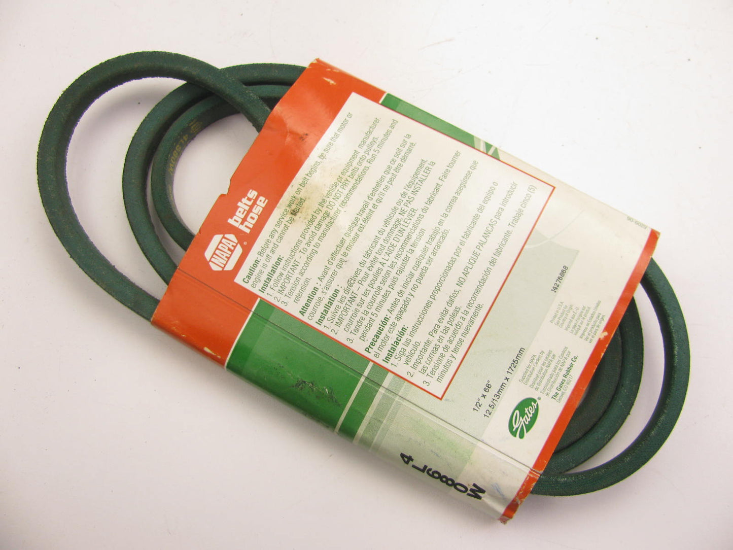 Gates 4L680W Lawn & Garden Power Equipment Accessory Drive Belt - 1/2'' X 68''