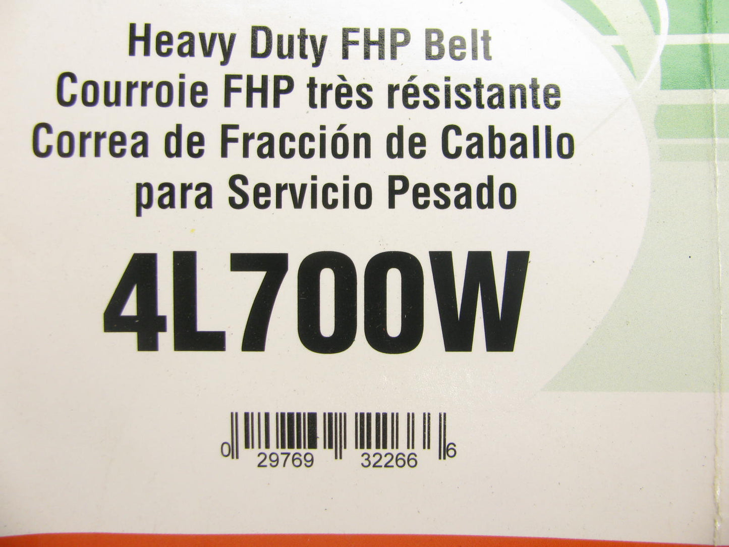 Gates 4L700W Lawn & Garden Power Equipment Accessory Drive Belt - 1/2'' X 70''