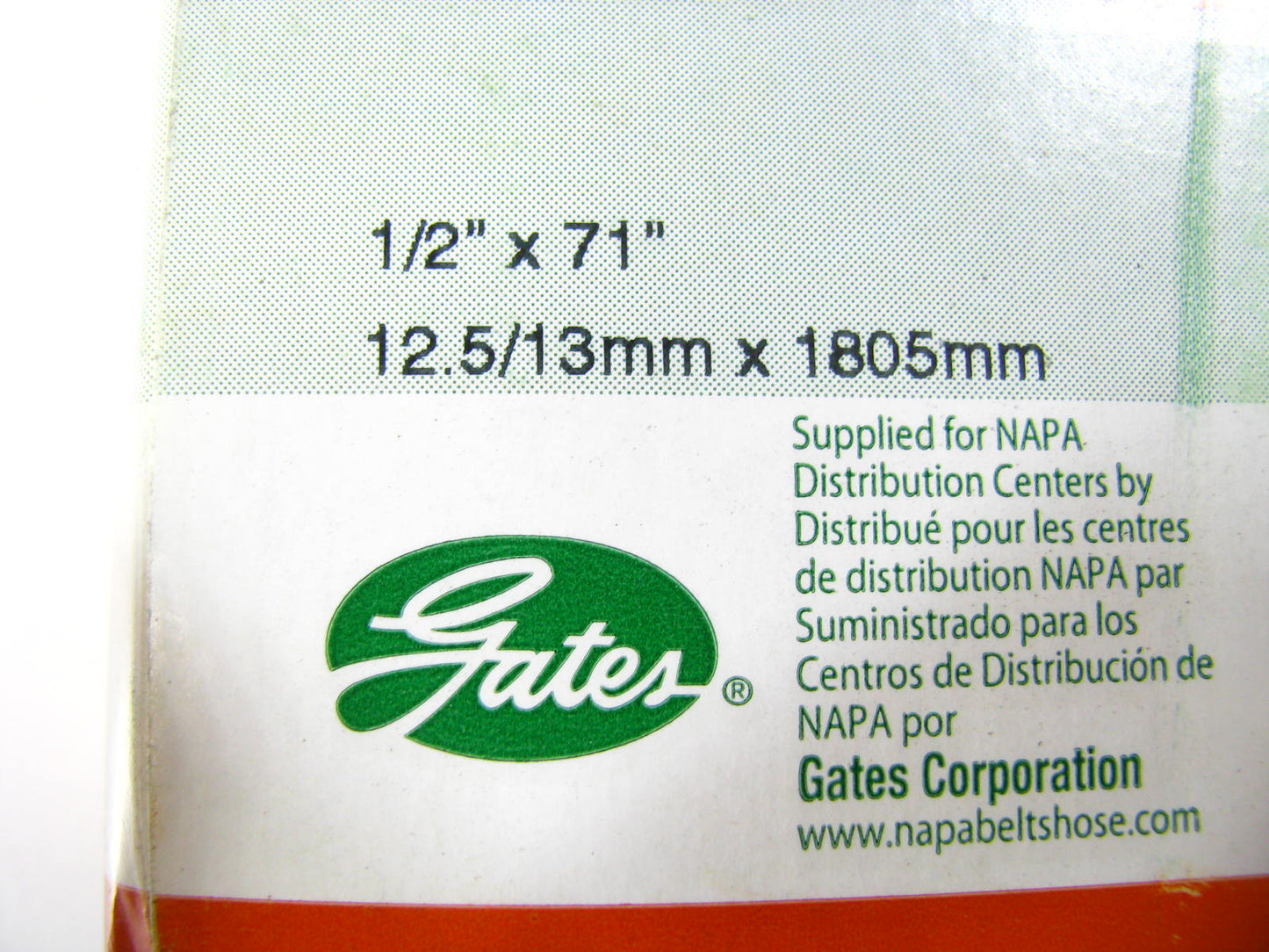 Gates 4L710W Lawn & Garden Power Equipment Accessory Drive Belt - 1/2'' X 71''