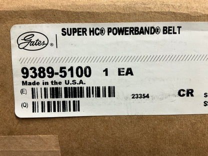 Gates 5/5VX1000 Super HC Molded PowerBand Belt 5VX Section - 5 Strand