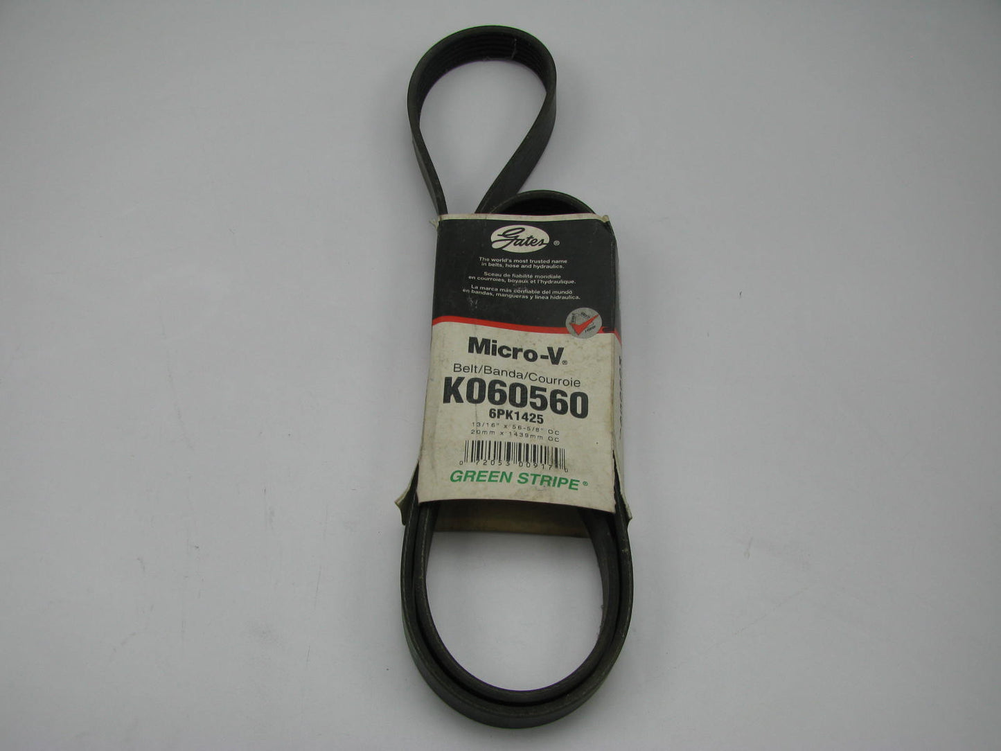 Gates 5060560 Serpentine Belt - 0.84'' X 56.00'' - 6 Ribs