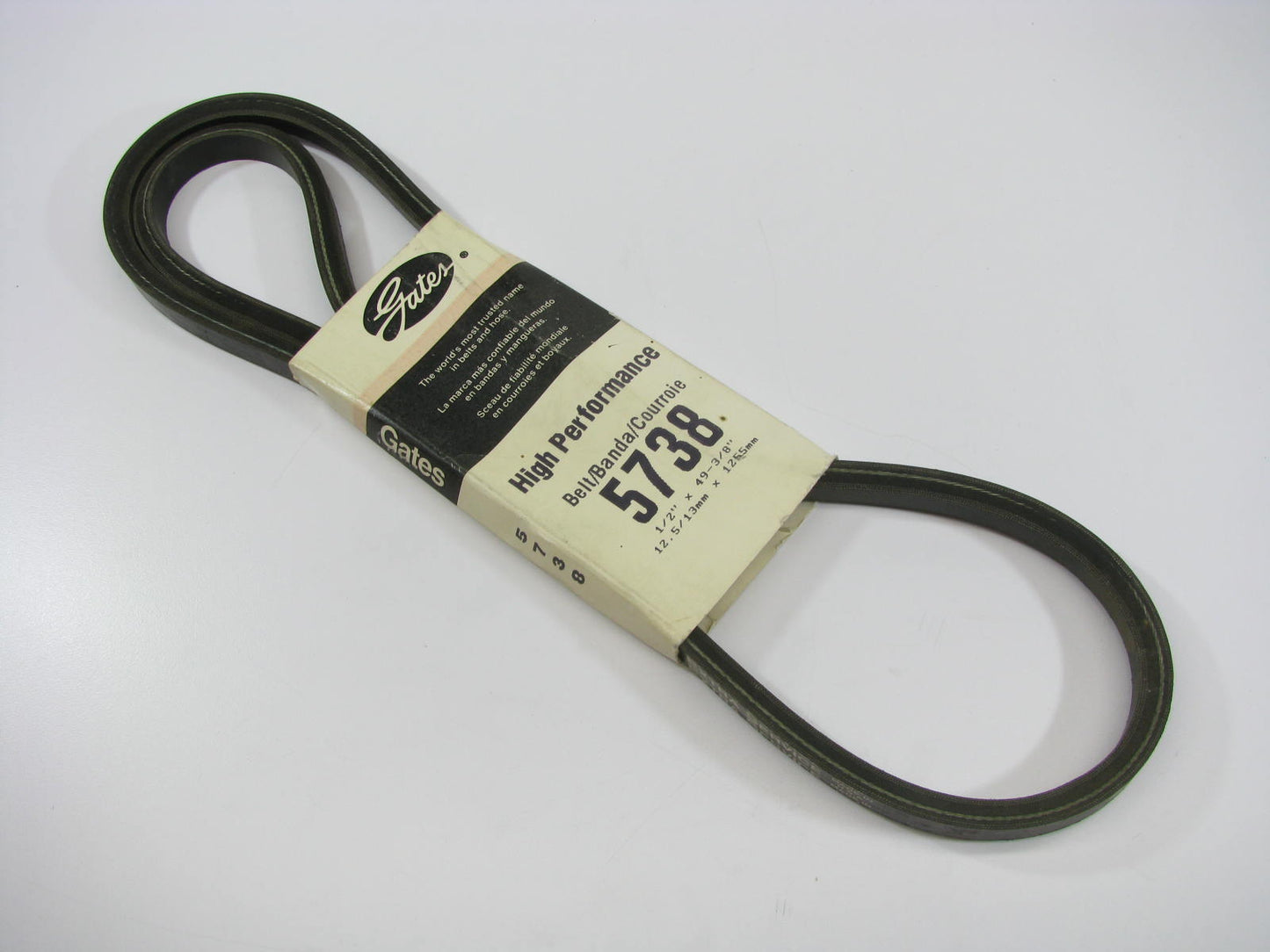Gates 5738 Accessory Drive Belt - 1/2'' X 49-3/8'' - 36 Degree