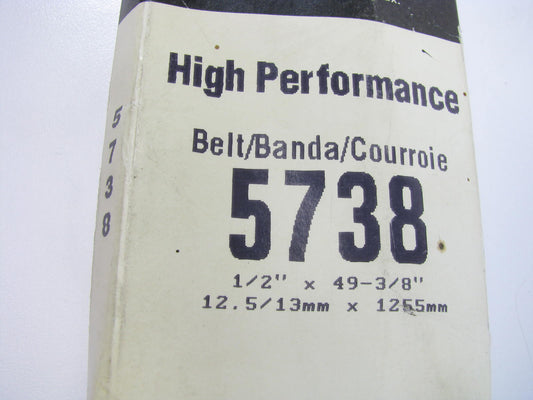 Gates 5738 Accessory Drive Belt - 1/2'' X 49-3/8'' - 36 Degree