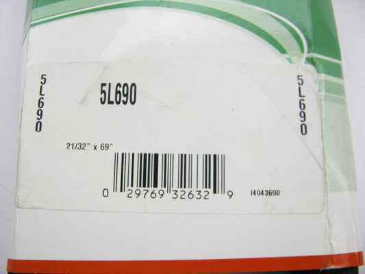 Gates 5L690 Power Equipment Accessory Drive Belt - 21/32'' X 69''