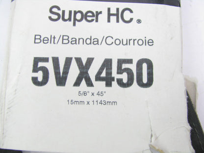 Gates 5VX450 Industrial VX-Wedge Accessory Drive Belt - 21/32'' X 45''