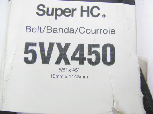 Gates 5VX450 Industrial VX-Wedge Accessory Drive Belt - 21/32'' X 45''