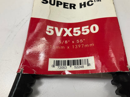 Gates 5VX550 Industrial Accessory Drive VX-Wedge Belt - 5/8'' X 55''