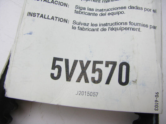 Gates 5VX570 Industrial VX-Wedge Accessory Drive Belt - 5/8'' X 57''