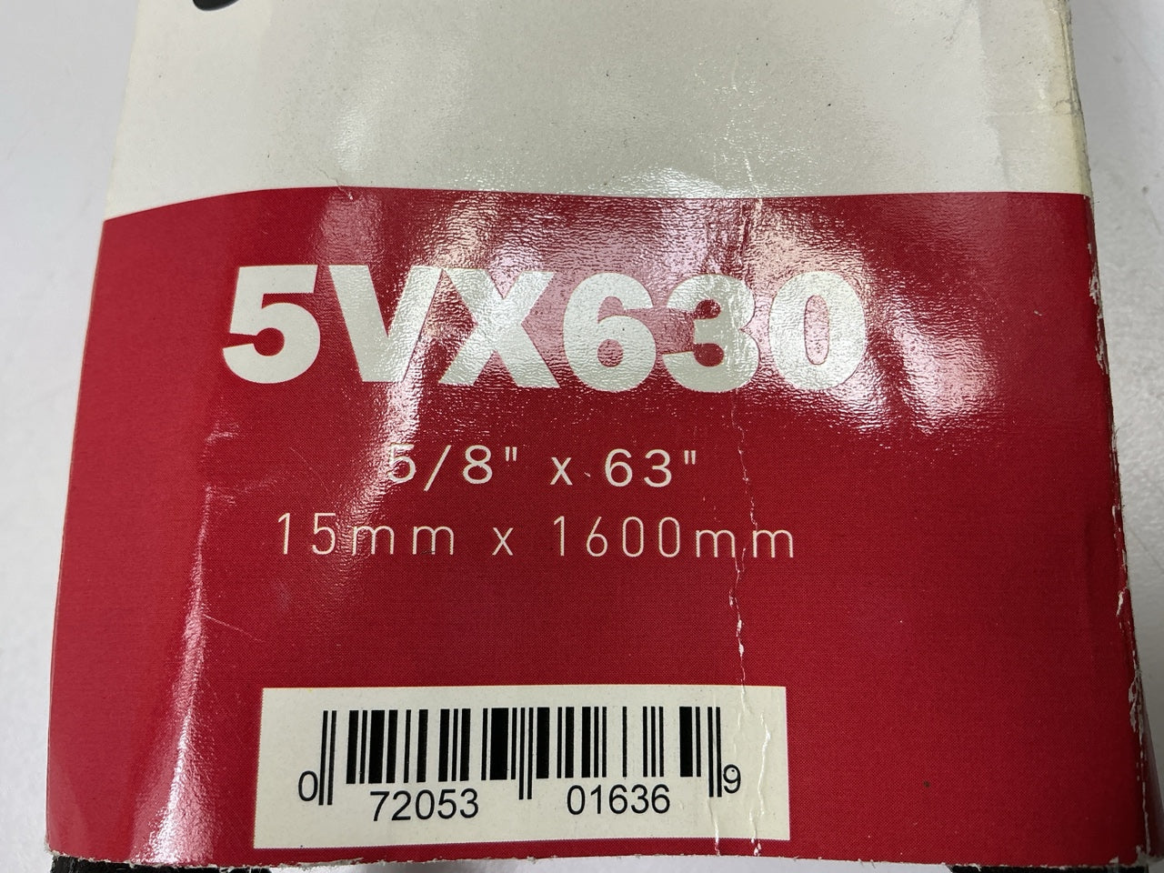 Gates 5VX630 Industrial VX-Wedge Accessory Drive Belt - 5/8'' X 63''