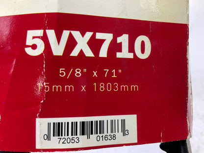 Gates 5VX710 VX-Wedge Cogged Accessory Drive V-Belt - 5/8'' X 71''