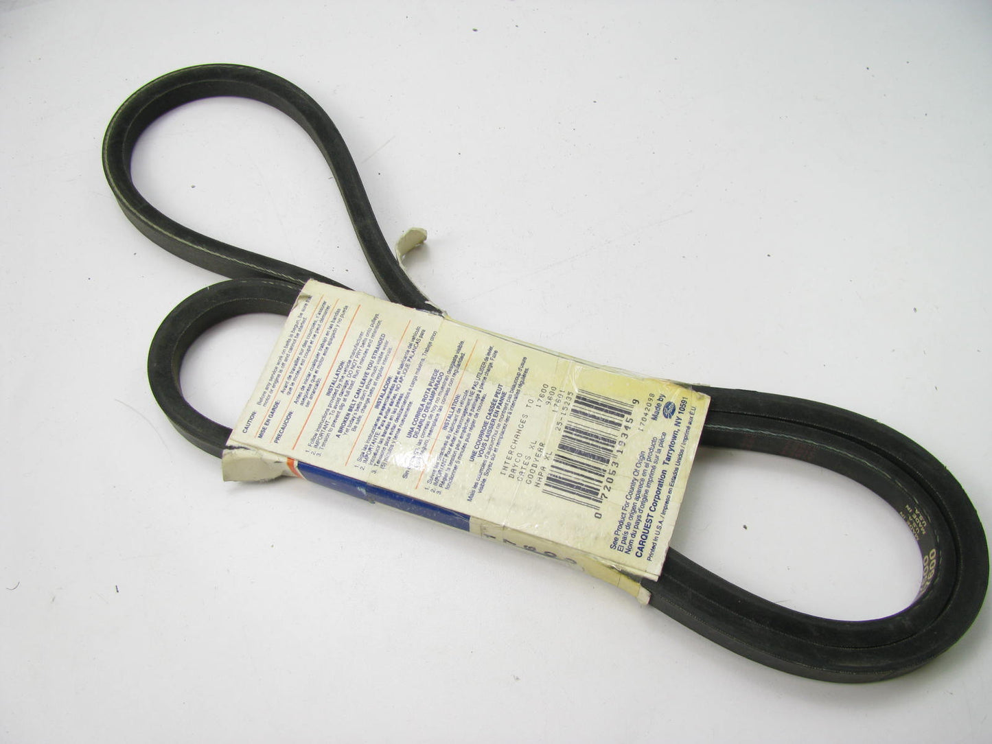 Gates 60017 Accessory Drive Belt - 0.53'' X 60.00'' - 36 Degree