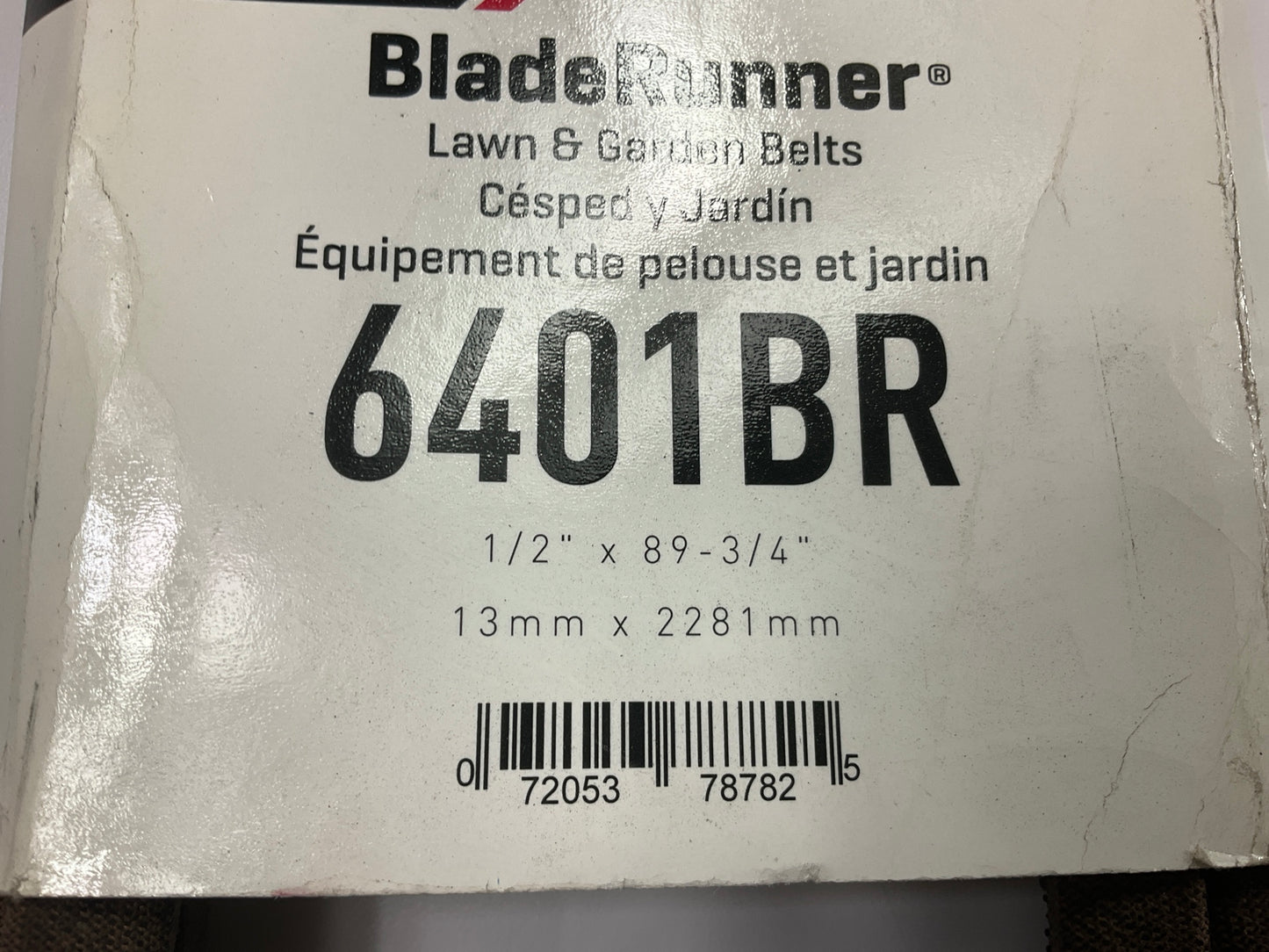 Gates 6401BR BladeRunner Power Equipment Accessory Drive Belt - 1/2'' X 89-3/4''