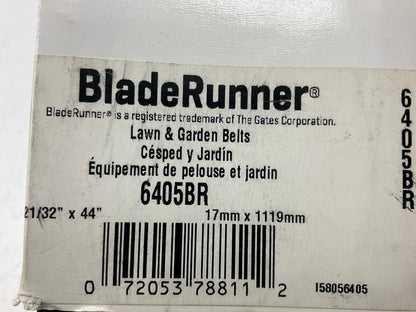 Gates 6405BR BladeRunner Power Equipment Accessory Drive Belt - 5/8'' X 44''