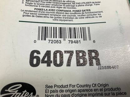 Gates 6407BR BladeRunner Power Equipment Accessory Drive Belt, 17/32'' X 91-1/8''