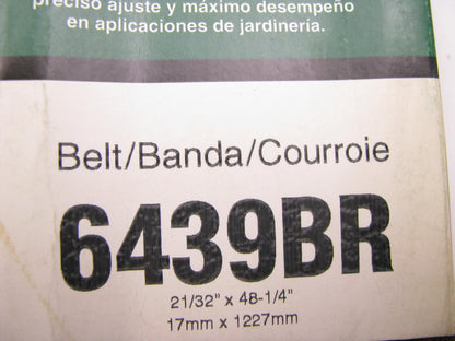 Gates 6439BR Power Equipment Accessory Drive Belt - 21/32'' X 48-1/4''
