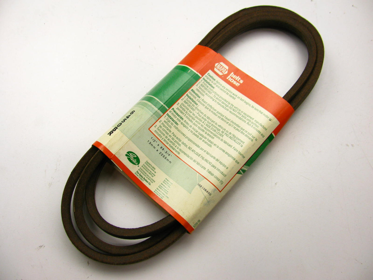 Gates 6450BR BladeRunner Power Equipment Accessory Drive Belt - 1/2'' X 88.75''