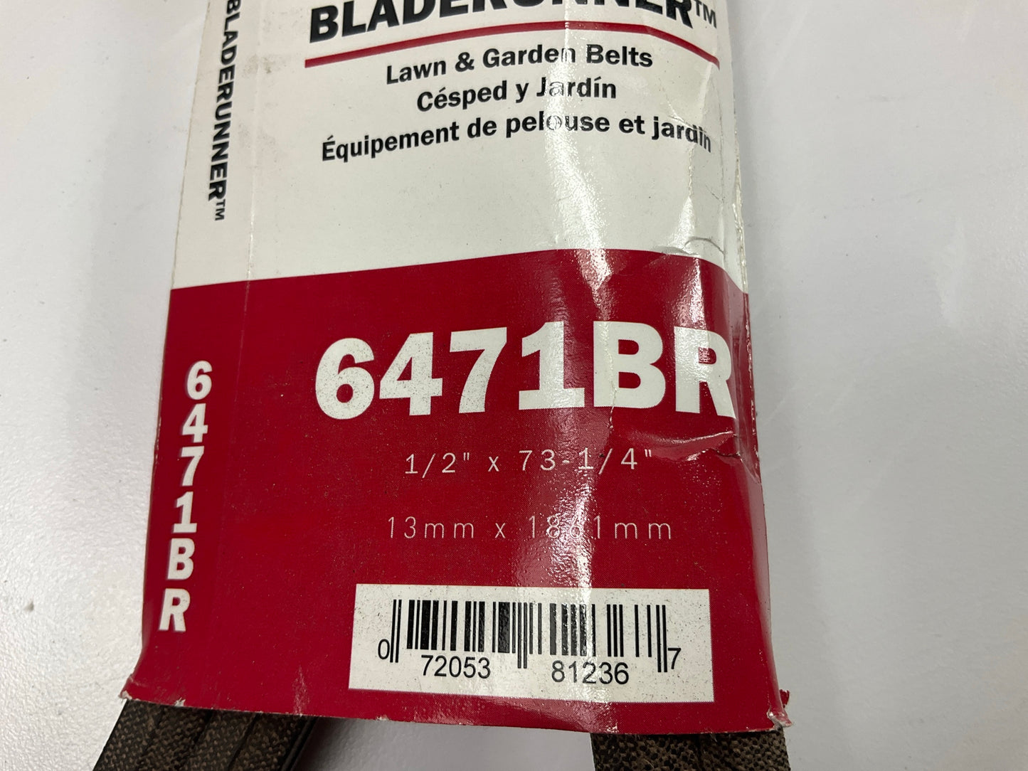 Gates 6471BR BladeRunner Power Equipment Accessory Drive Belt - 1/2'' X 73-1/4''