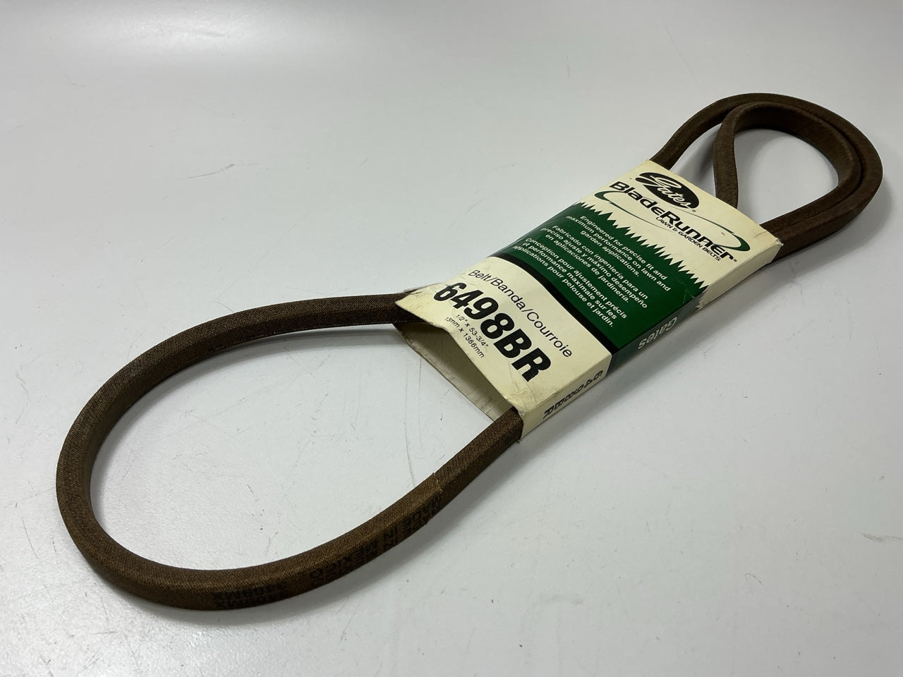 Gates 6498BR BladeRunner Power Equipment Accessory Drive Belt - 1/2'' X 53.75''