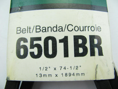 Gates 6501BR Power Equipment Accessory Drive Belt - 1/2'' X 74.50''