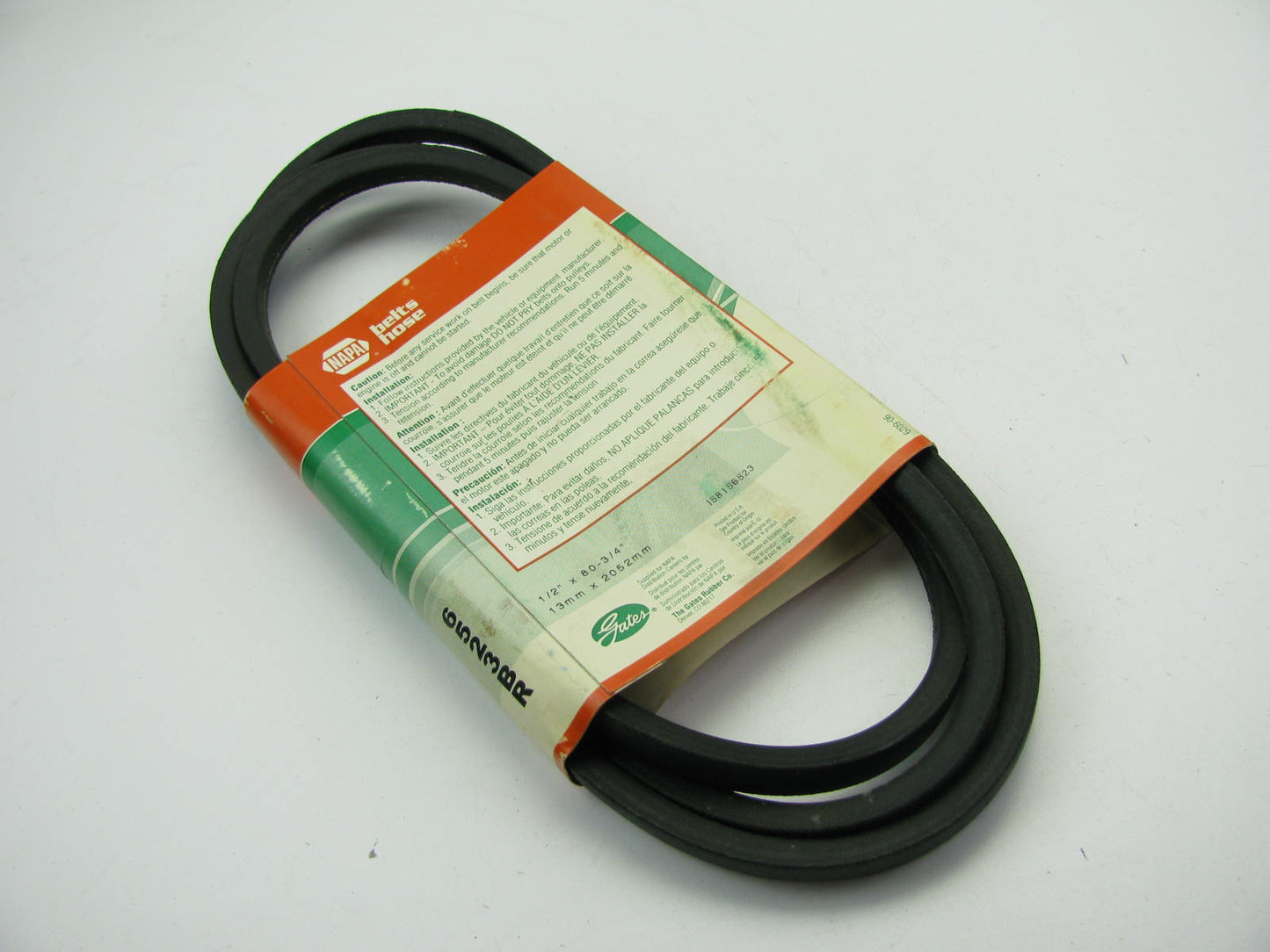 Gates 6523BR Blade Runner Power Equipment Accessory Drive Belt - 1/2'' X 80.75''