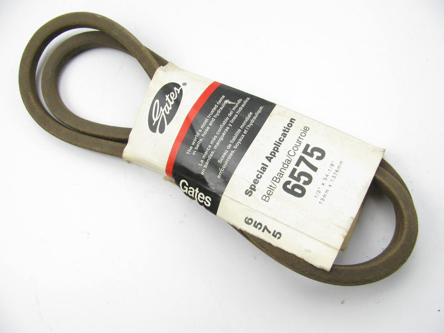 Gates 6575 Lawn & Garden Power Equipment Accessory Drive Belt - 1/2'' X 55.625''