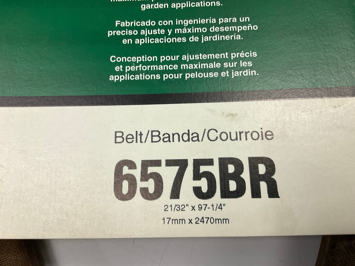 Gates 6575BR BladeRunner Power Equipment Accessory Drive Belt - 5/8'' X 97.25''