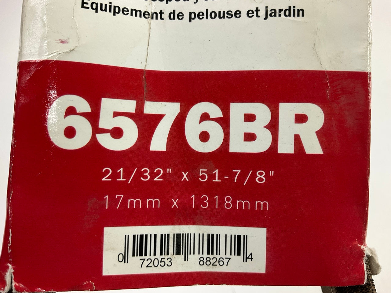 Gates 6576BR BladeRunner Power Equipment Accessory Drive Belt, 21/32'' X 51-7/8''