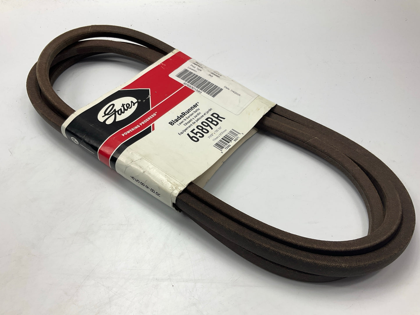 Gates 6589BR Lawn & Garden Power Equipment Drive Belt - 21/32'' X 123-5/8''
