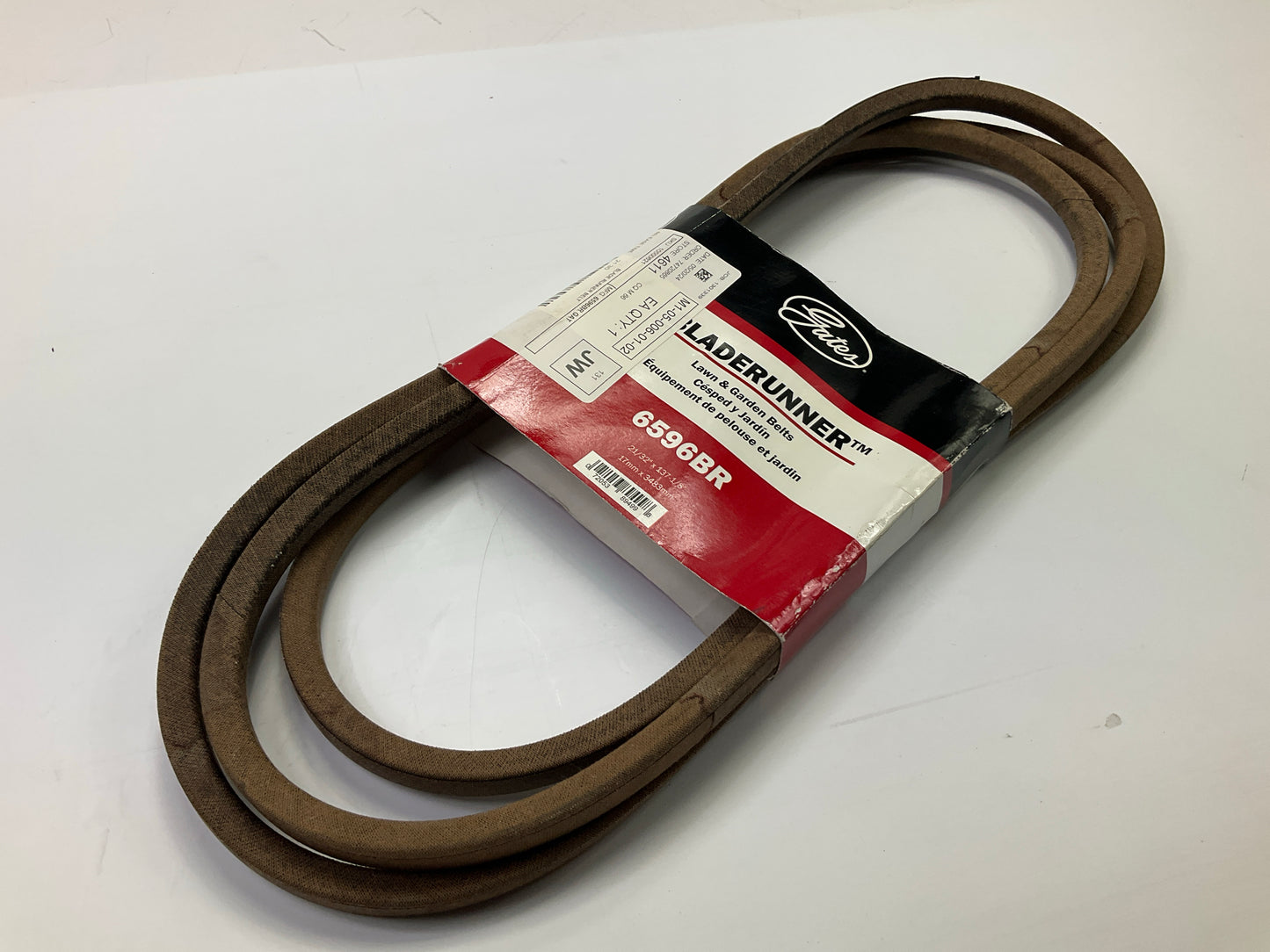 Gates 6596BR BladeRunner Power Equipment Accessory Drive Belt, 21/32'' X 137-1/8''