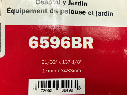 Gates 6596BR BladeRunner Power Equipment Accessory Drive Belt, 21/32'' X 137-1/8''
