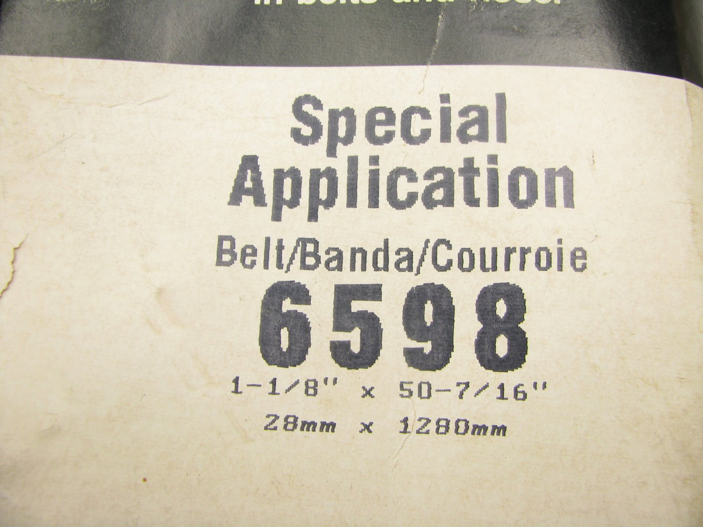 Gates 6598 Banded Accessory Drive Belt V-Belt - 1.125'' X 51.01'' - 2 Stands