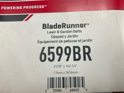 Gates 6599BR Power Equipment Accessory Drive Belt - 21/32'' X 142-1/4''