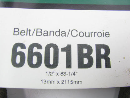 Gates 6601BR Blade Runner Power Equipment Accessory Drive Belt - 1/2  X 83-1/4
